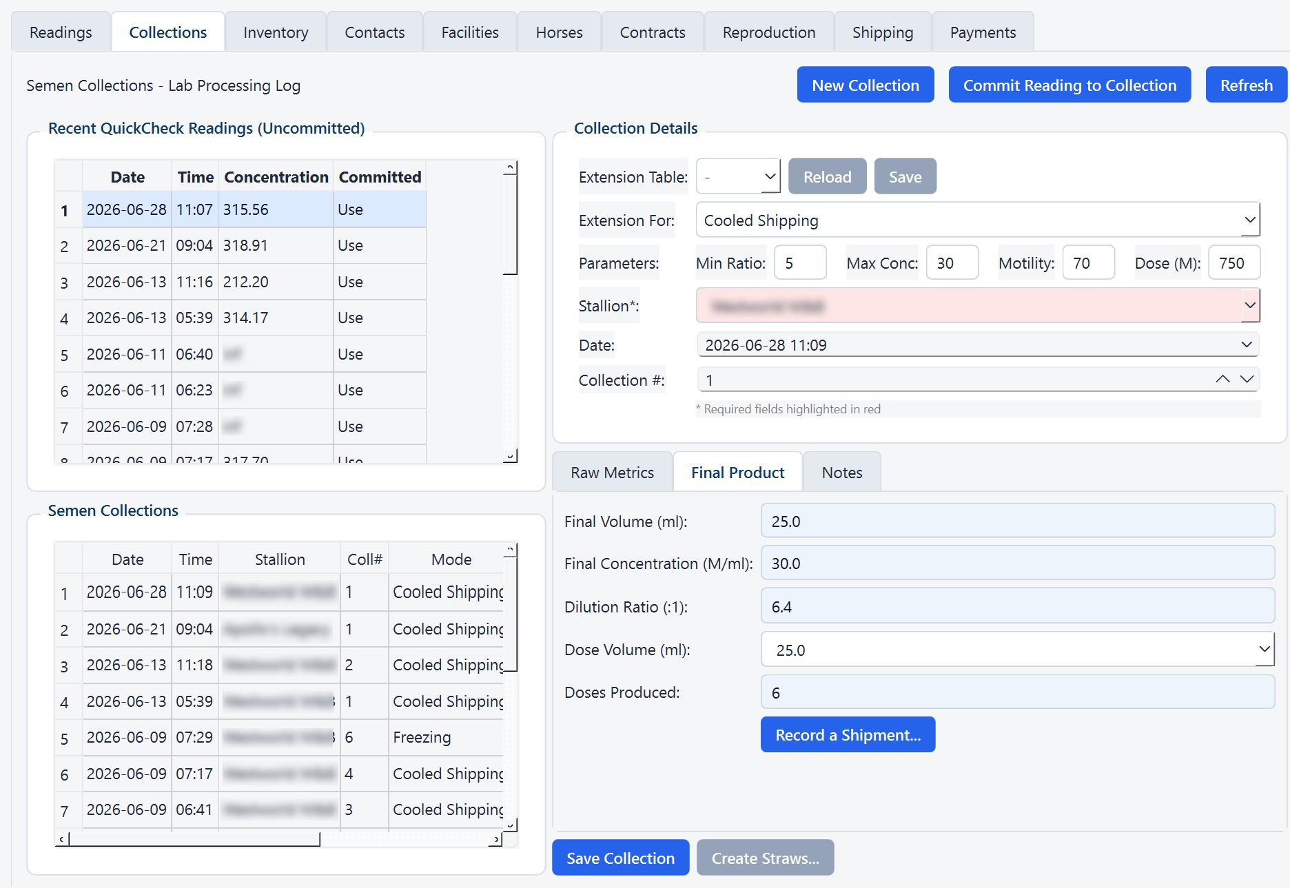 QuickCheck collections tab